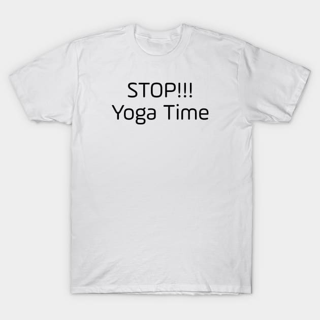 Yoga Time T-Shirt by Jitesh Kundra